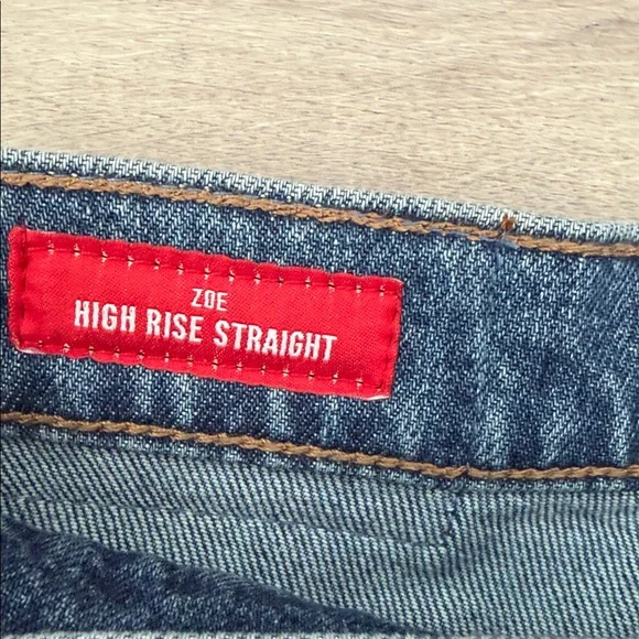 Lucky Brand Zoe high rise, straight jeans with studs - Picture 8 of 11